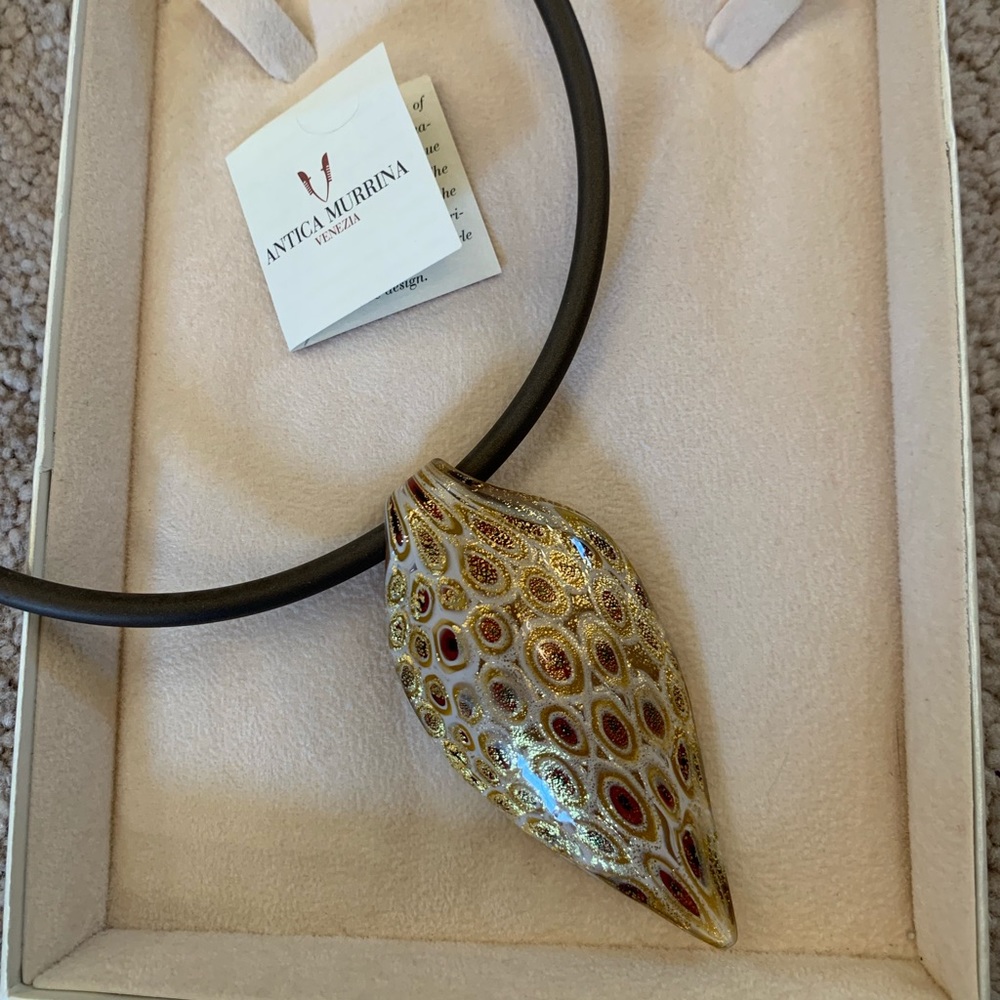 Antica Murrina Designer Necklace Brand New w/Box
